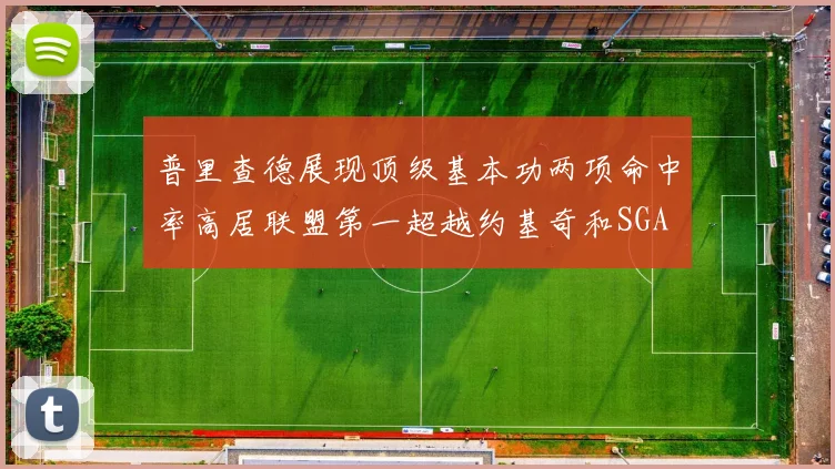普里查德展现顶级基本功两项命中率高居联盟第一超越约基奇和SGA